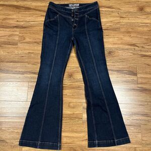 Idyllwind Fueld By Miranda Lambert Jeans Womens Sz 12 x 32 Dark Denim Flared